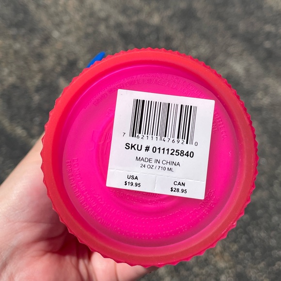 🆕 BNWT Neon Pink Jelly Starbucks Tumbler - Picture 2 of 4